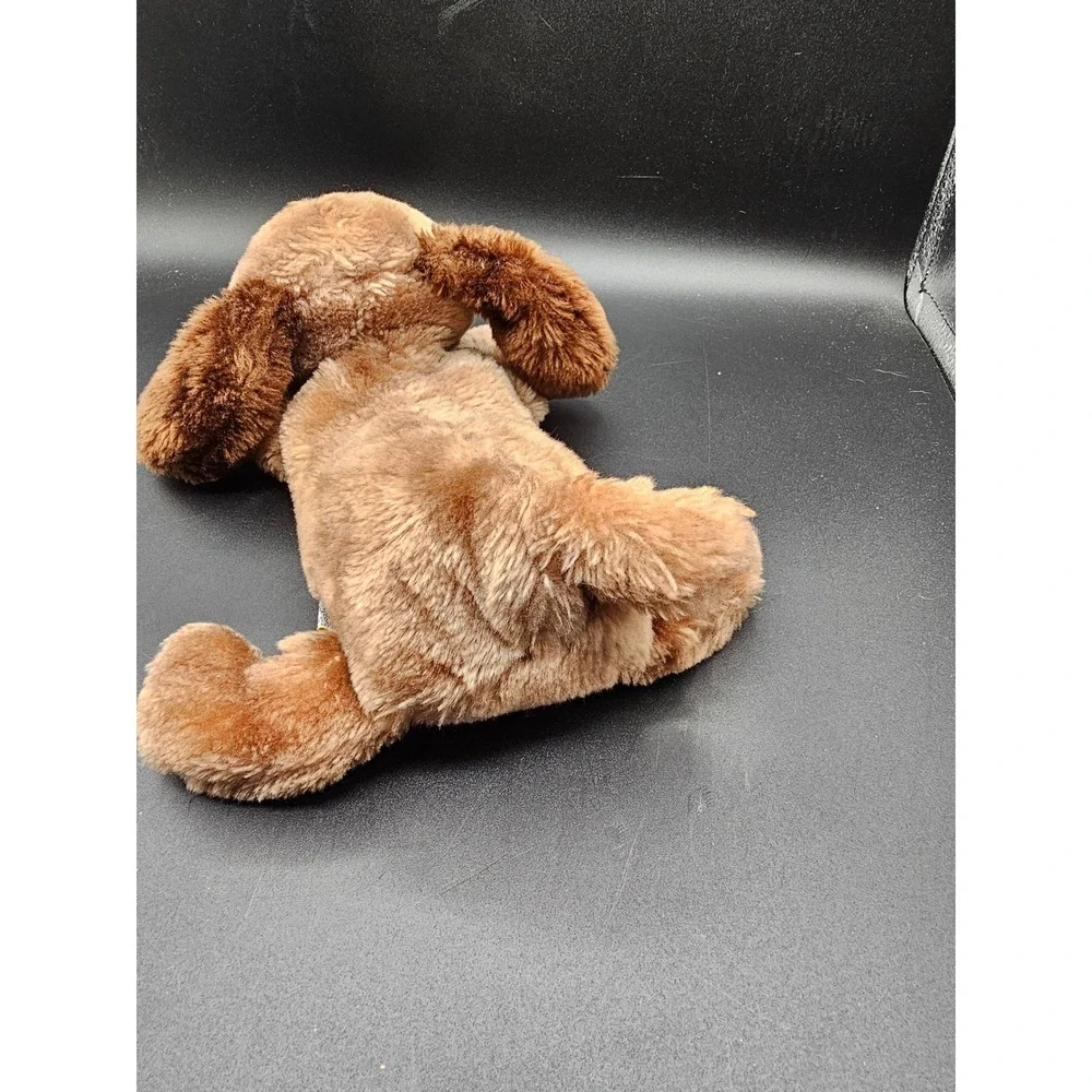 Vintage 1973 Dakin Plush Brown Floppy Puppy Dog Stuffed Animal Bean Bag Toy